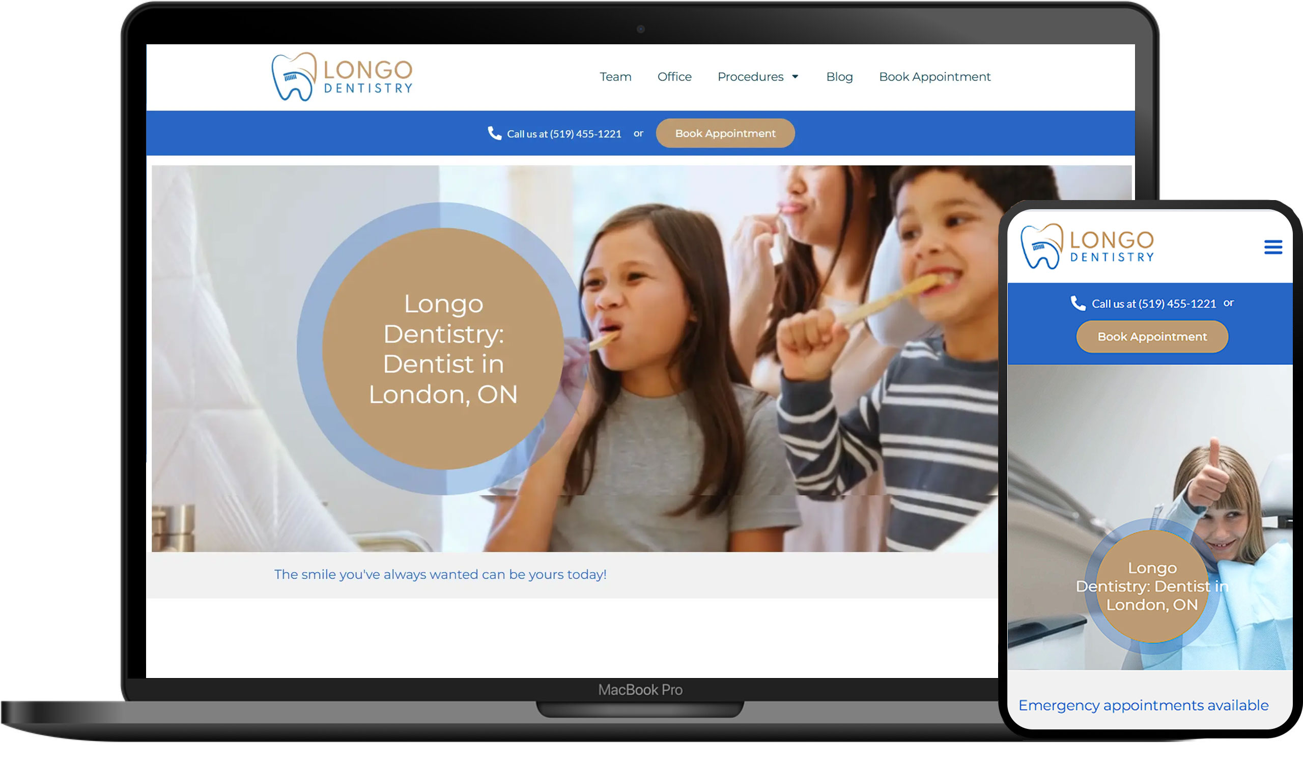 long_mock_up Longo Dentistry