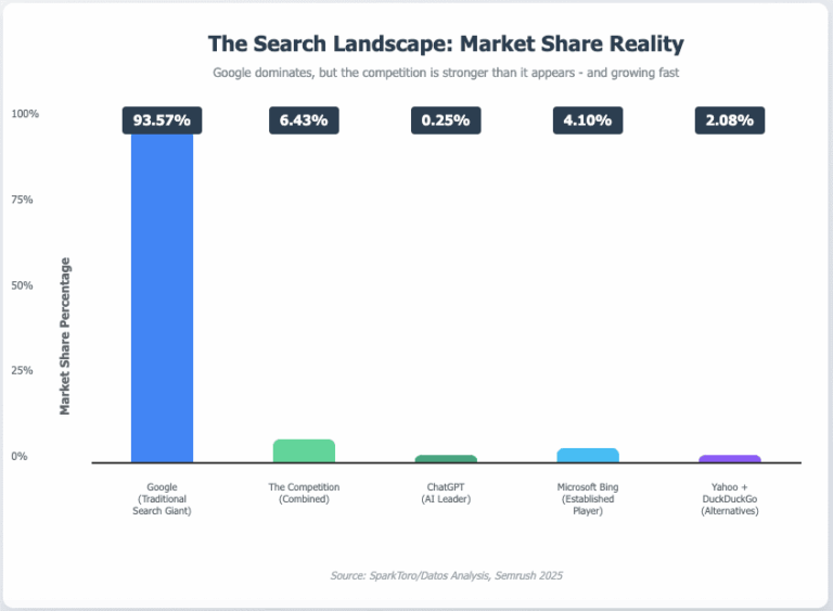 Search Market Landscape Reality | August 2025